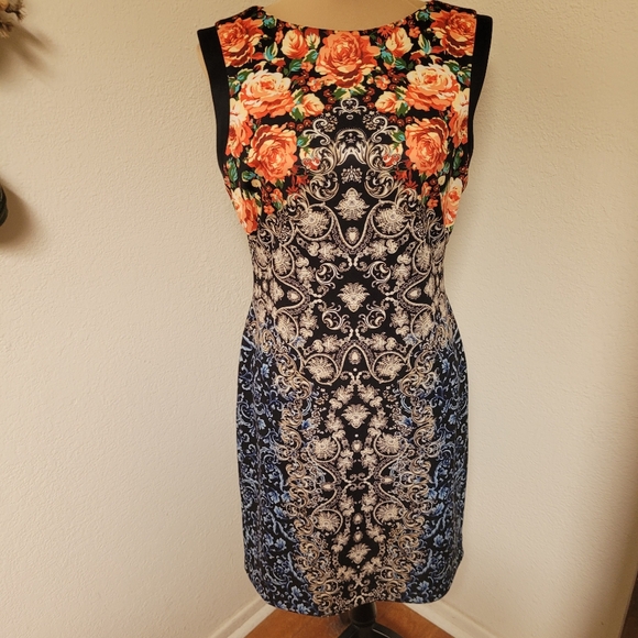 Boston Proper Dresses & Skirts - Boston Proper floral and paisley print sleeveless sheath dress.